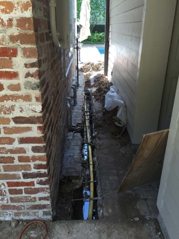 New Gas Line Install
